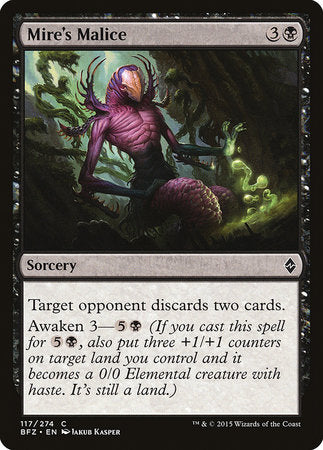 Mire's Malice [Battle for Zendikar] | Jomio and Rueliete's Cards and Comics