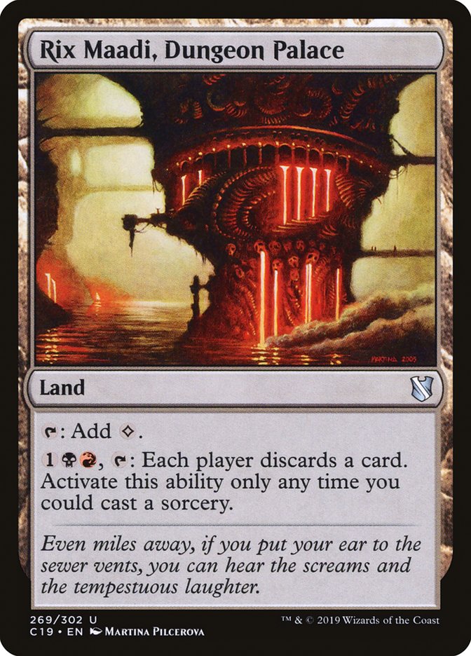 Rix Maadi, Dungeon Palace [Commander 2019] | Jomio and Rueliete's Cards and Comics