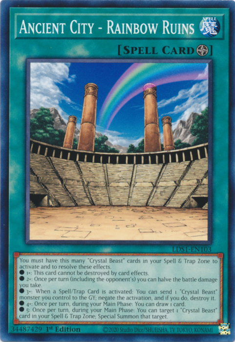 Ancient City - Rainbow Ruins [LDS1-EN103] Common | Jomio and Rueliete's Cards and Comics