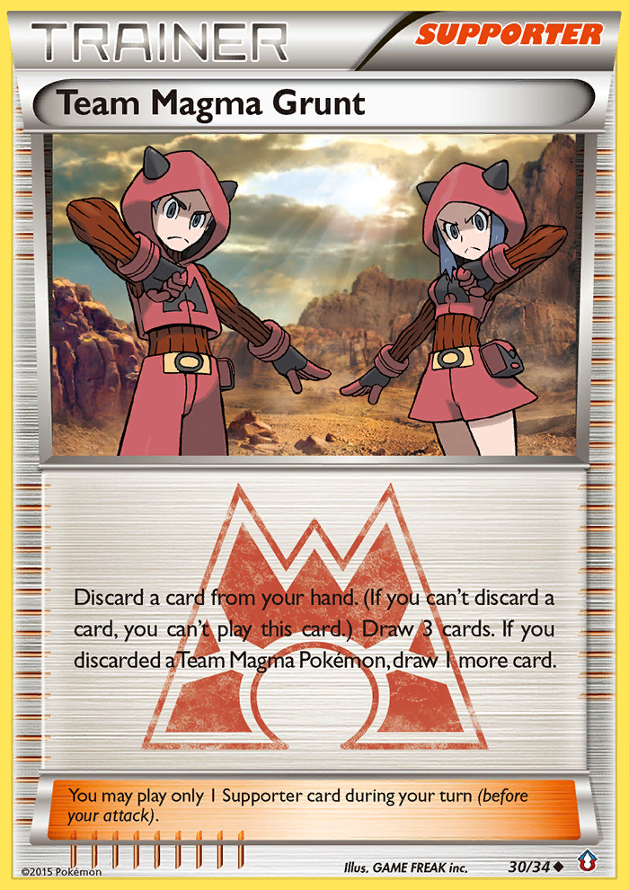 Team Magma Grunt (30/34) [XY: Double Crisis] | Jomio and Rueliete's Cards and Comics