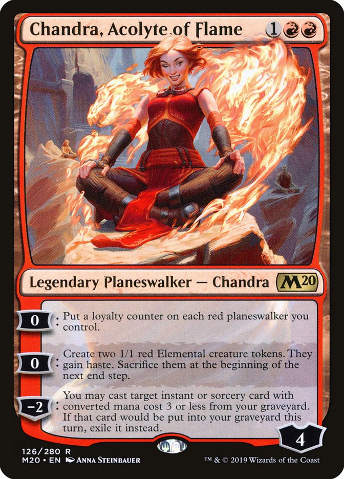 Chandra, Acolyte of Flame [Core Set 2020] | Jomio and Rueliete's Cards and Comics