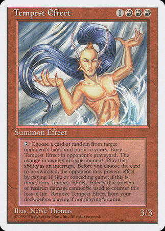 Tempest Efreet [Fourth Edition] | Jomio and Rueliete's Cards and Comics