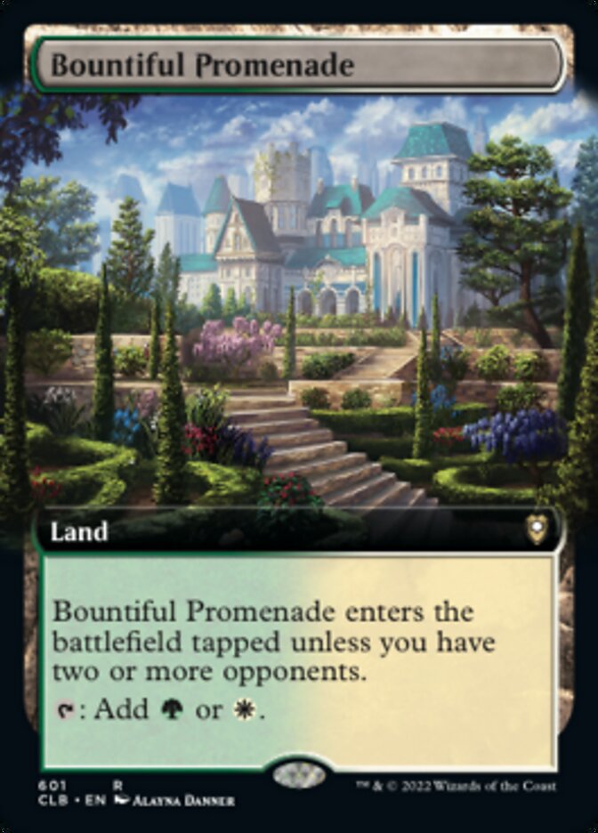 Bountiful Promenade (Extended Art) [Commander Legends: Battle for Baldur's Gate] | Jomio and Rueliete's Cards and Comics