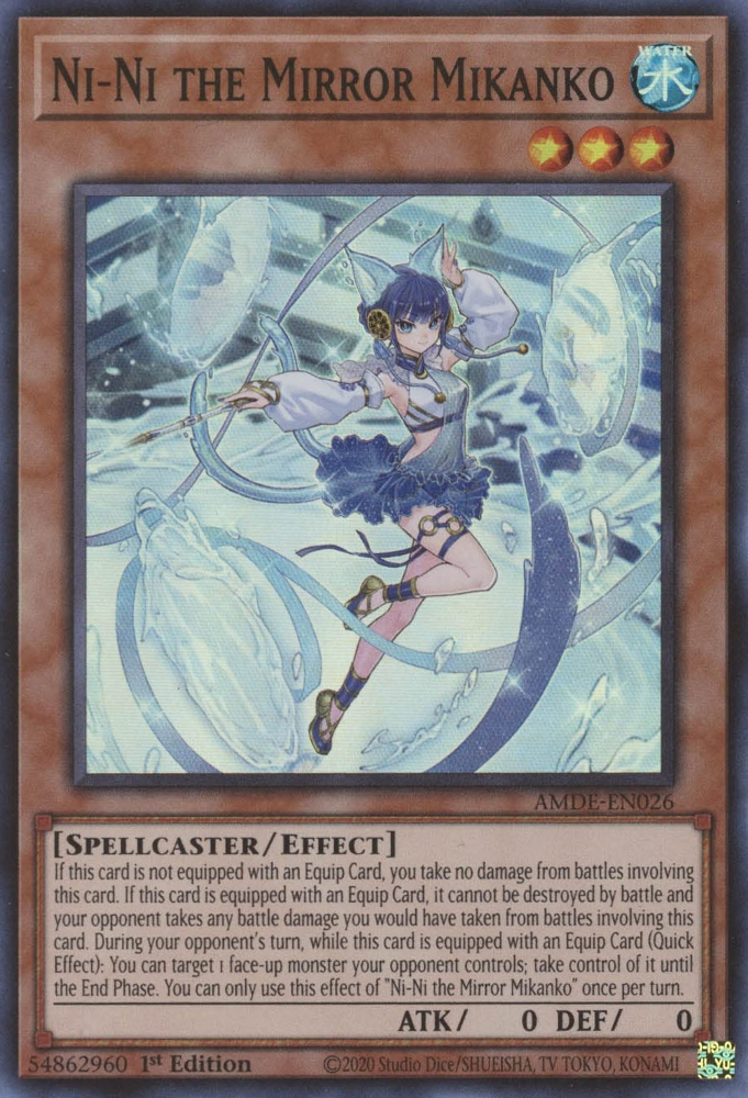 Ni-Ni the Mirror Mikanko [AMDE-EN026] Super Rare | Jomio and Rueliete's Cards and Comics