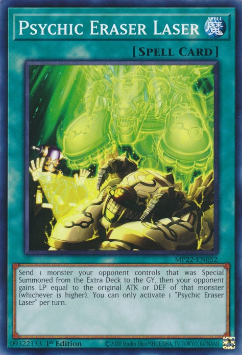 Psychic Eraser Laser [MP22-EN052] Common | Jomio and Rueliete's Cards and Comics