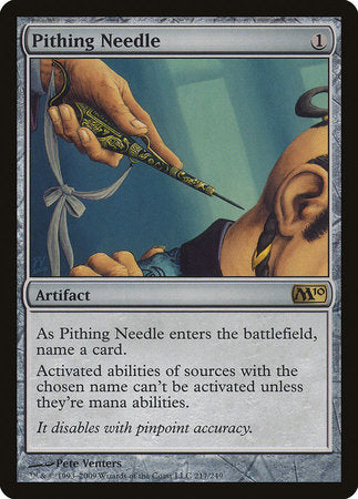 Pithing Needle [Magic 2010] | Jomio and Rueliete's Cards and Comics