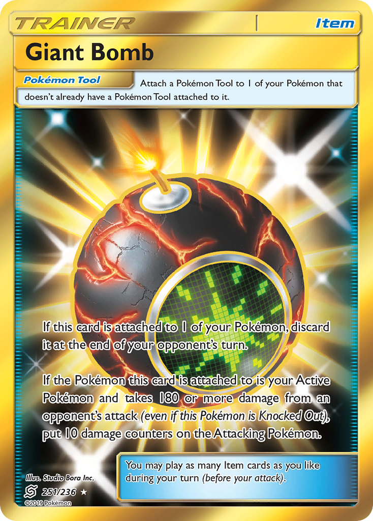 Giant Bomb (251/236) [Sun & Moon: Unified Minds] | Jomio and Rueliete's Cards and Comics
