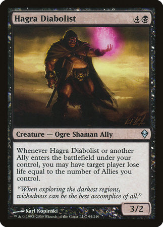 Hagra Diabolist [Zendikar] | Jomio and Rueliete's Cards and Comics