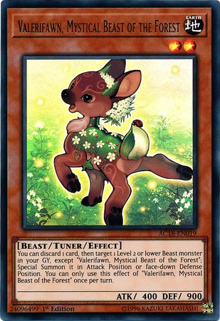Valerifawn, Mystical Beast of the Forest [AC18-EN019] Ultra Rare | Jomio and Rueliete's Cards and Comics
