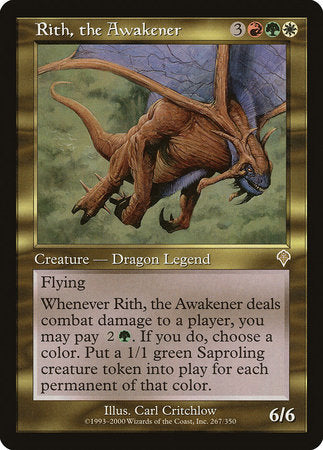 Rith, the Awakener [Invasion] | Jomio and Rueliete's Cards and Comics