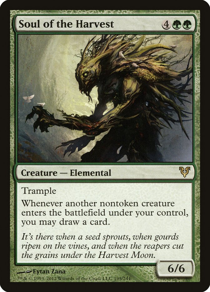 Soul of the Harvest [Avacyn Restored] | Jomio and Rueliete's Cards and Comics