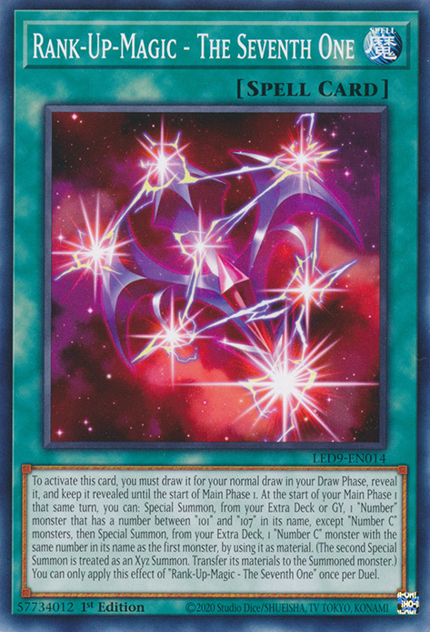 Rank-Up-Magic - The Seventh One [LED9-EN014] Common | Jomio and Rueliete's Cards and Comics