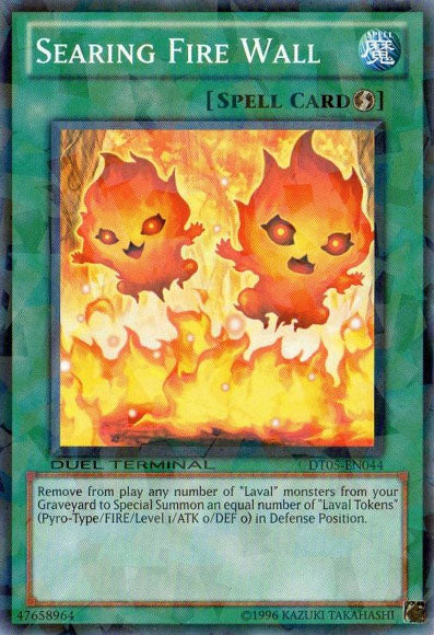Searing Fire Wall [DT05-EN044] Common | Jomio and Rueliete's Cards and Comics