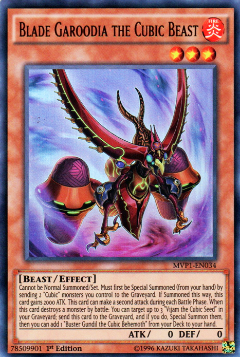Blade Garoodia the Cubic Beast [MVP1-EN034] Ultra Rare | Jomio and Rueliete's Cards and Comics