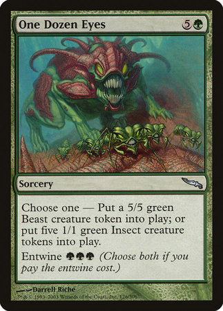 One Dozen Eyes [Mirrodin] | Jomio and Rueliete's Cards and Comics