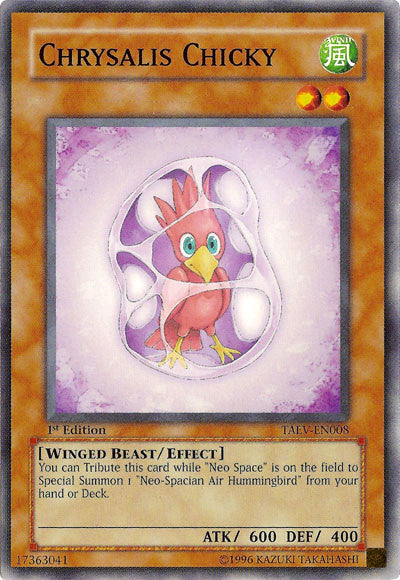 Chrysalis Chicky [TAEV-EN008] Common | Jomio and Rueliete's Cards and Comics
