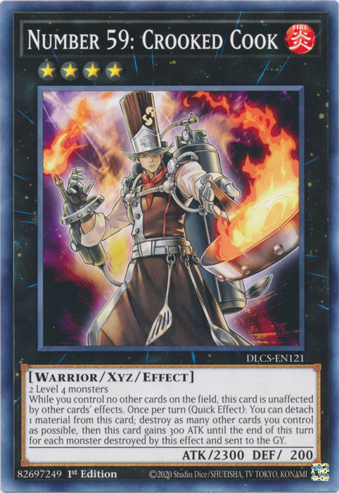 Number 59: Crooked Cook [DLCS-EN121] Common | Jomio and Rueliete's Cards and Comics