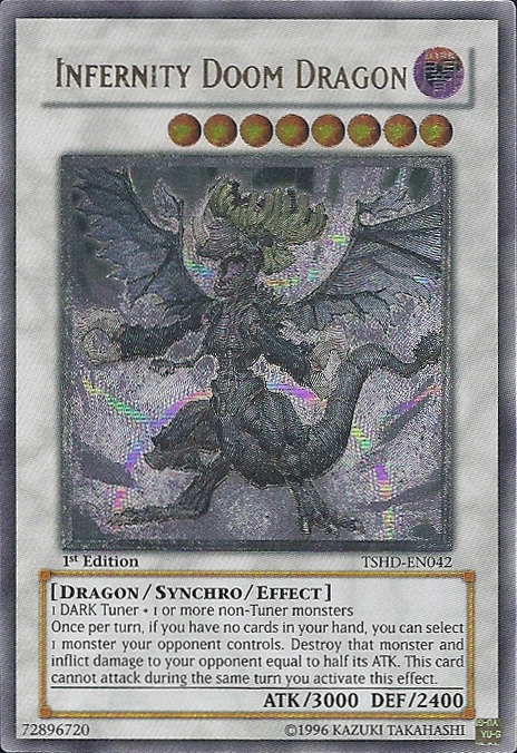 Infernity Doom Dragon (UTR) [TSHD-EN042] Ultimate Rare | Jomio and Rueliete's Cards and Comics