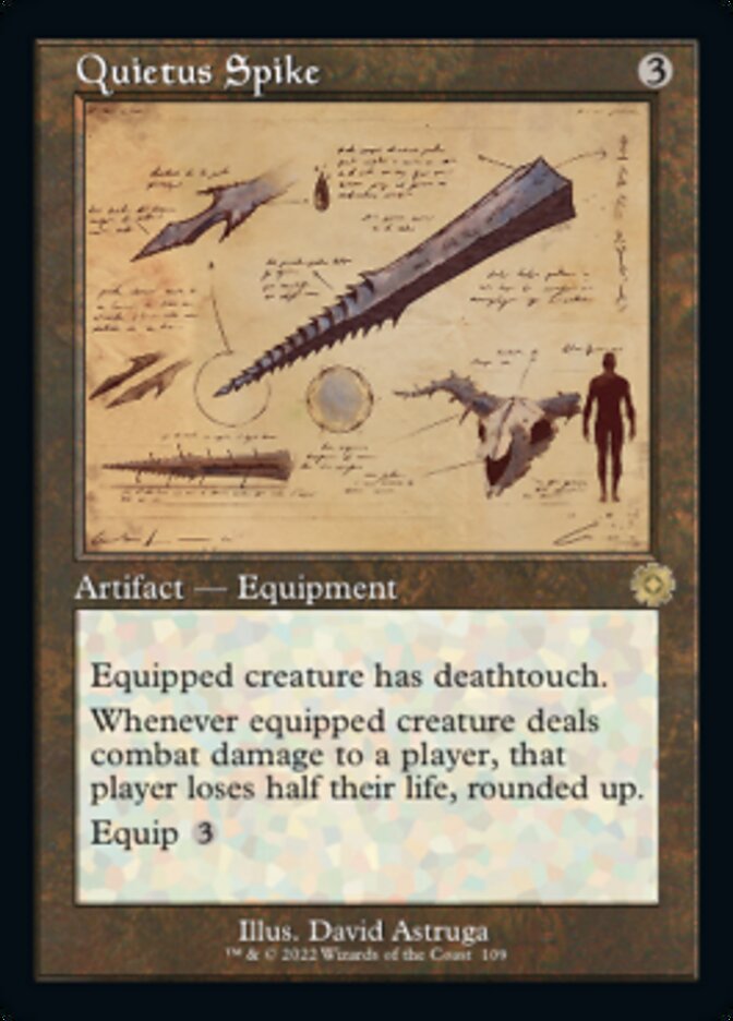 Quietus Spike (Retro Schematic) [The Brothers' War Retro Artifacts] | Jomio and Rueliete's Cards and Comics