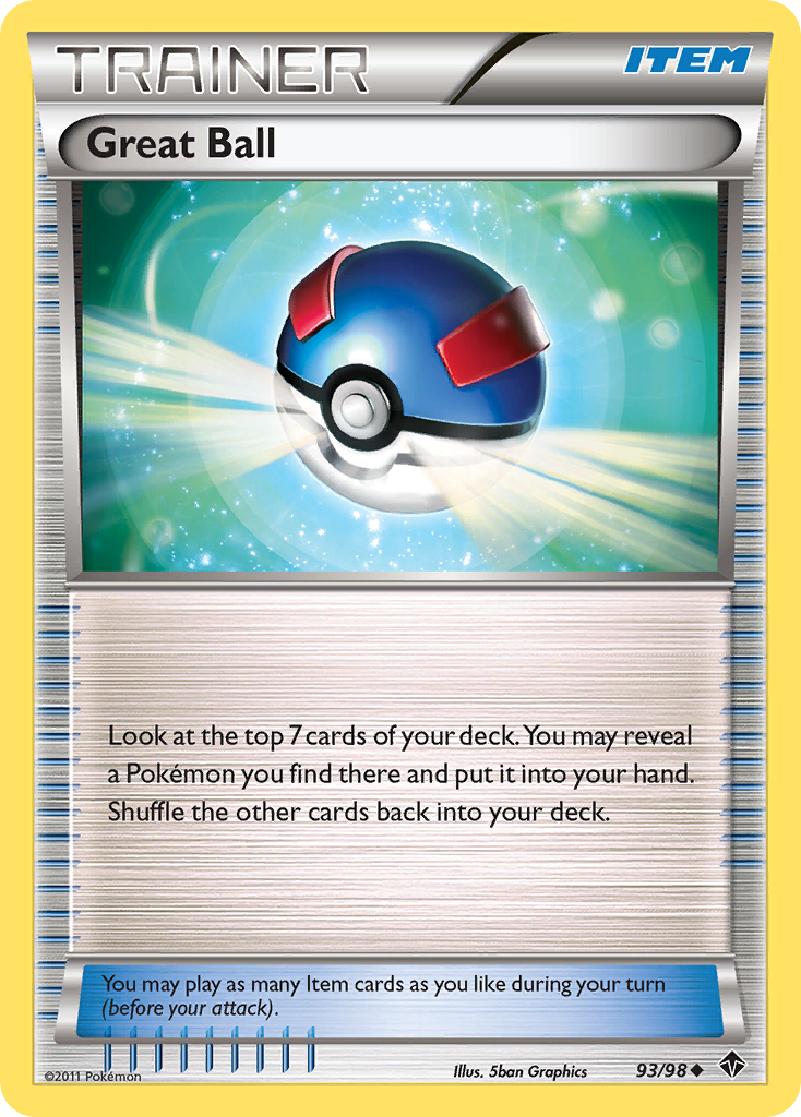 Great Ball (93/98) [Black & White: Emerging Powers] | Jomio and Rueliete's Cards and Comics