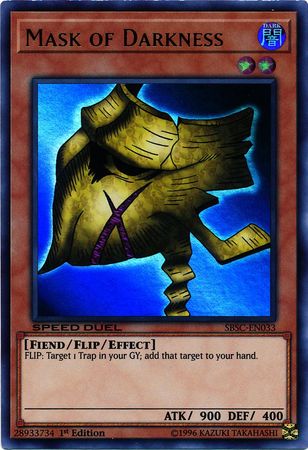 Mask of Darkness [SBSC-EN033] Ultra Rare | Jomio and Rueliete's Cards and Comics