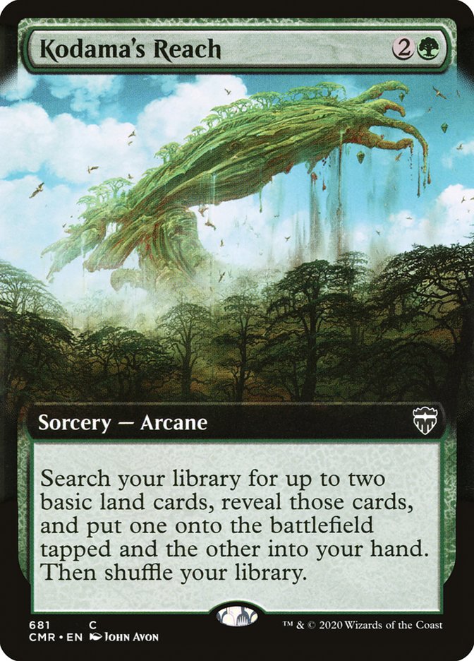 Kodama's Reach (Extended Art) [Commander Legends] | Jomio and Rueliete's Cards and Comics