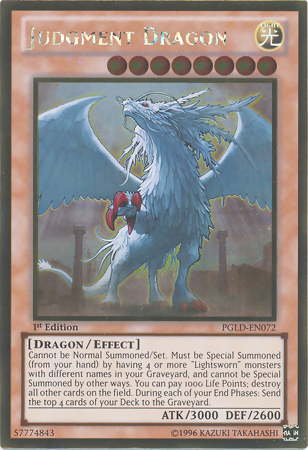 Judgment Dragon [PGLD-EN072] Gold Rare | Jomio and Rueliete's Cards and Comics