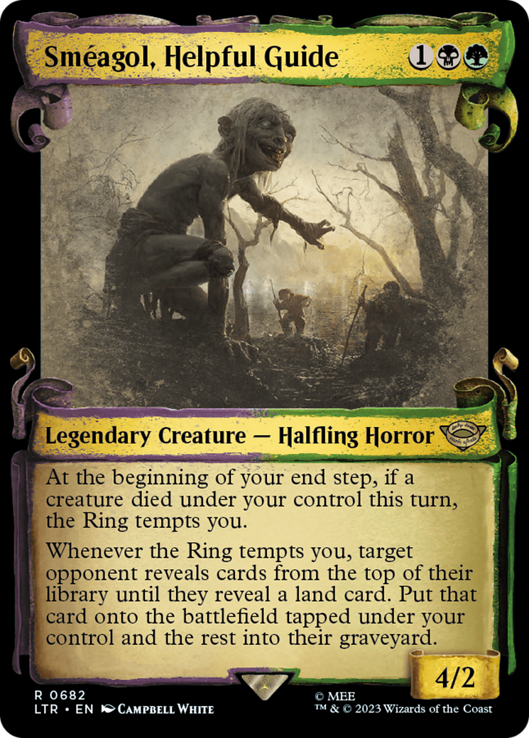 Smeagol, Helpful Guide [The Lord of the Rings: Tales of Middle-Earth Showcase Scrolls] | Jomio and Rueliete's Cards and Comics