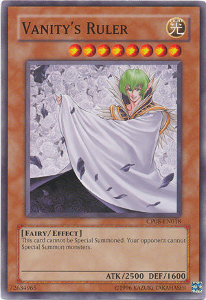 Vanity's Ruler [CP08-EN018] Common | Jomio and Rueliete's Cards and Comics