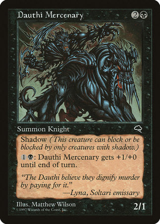 Dauthi Mercenary [Tempest] | Jomio and Rueliete's Cards and Comics