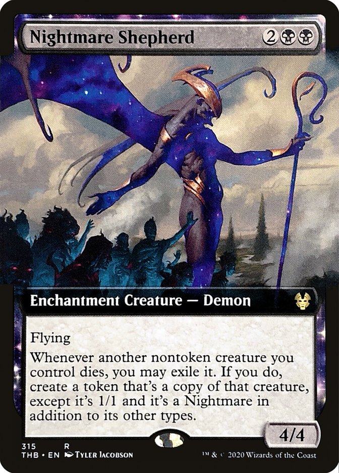 Nightmare Shepherd (Extended Art) [Theros Beyond Death] | Jomio and Rueliete's Cards and Comics