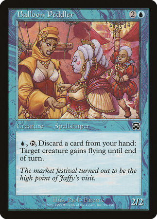 Balloon Peddler [Mercadian Masques] | Jomio and Rueliete's Cards and Comics