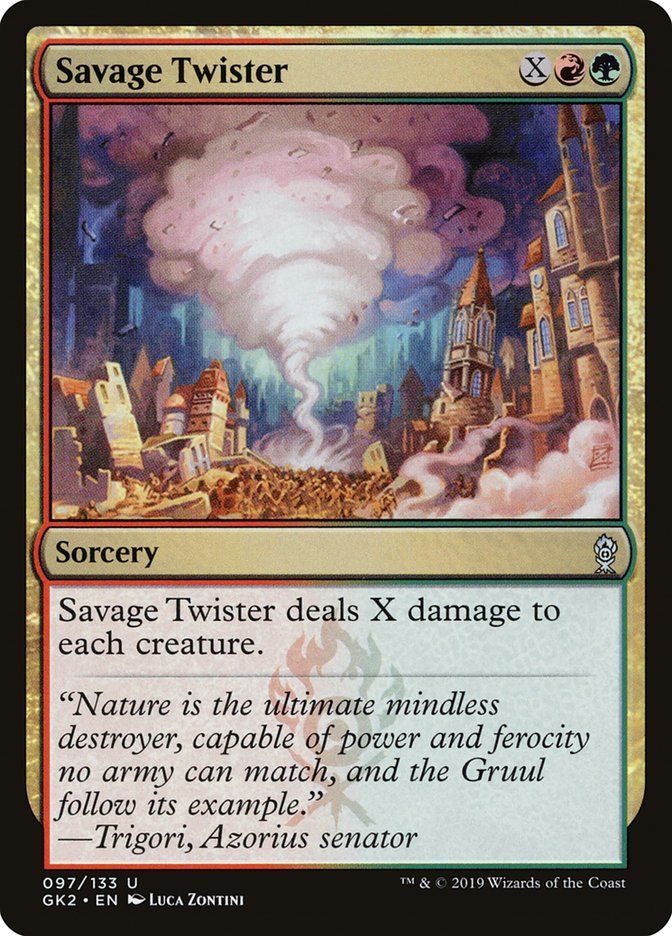 Savage Twister [Ravnica Allegiance Guild Kit] | Jomio and Rueliete's Cards and Comics