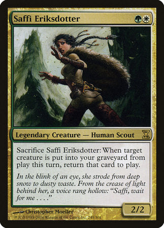 Saffi Eriksdotter [Time Spiral] | Jomio and Rueliete's Cards and Comics
