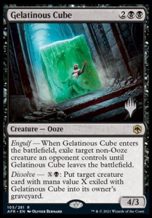 Gelatinous Cube (Promo Pack) [Dungeons & Dragons: Adventures in the Forgotten Realms Promos] | Jomio and Rueliete's Cards and Comics