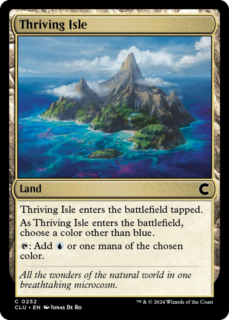 Thriving Isle [Ravnica: Clue Edition] | Jomio and Rueliete's Cards and Comics