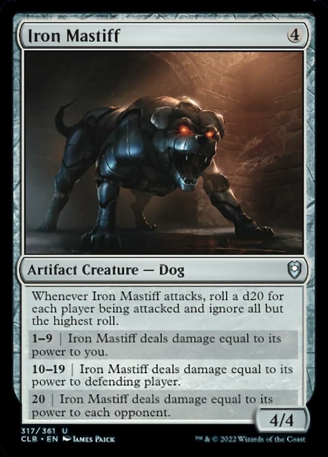 Iron Mastiff [Commander Legends: Battle for Baldur's Gate] | Jomio and Rueliete's Cards and Comics