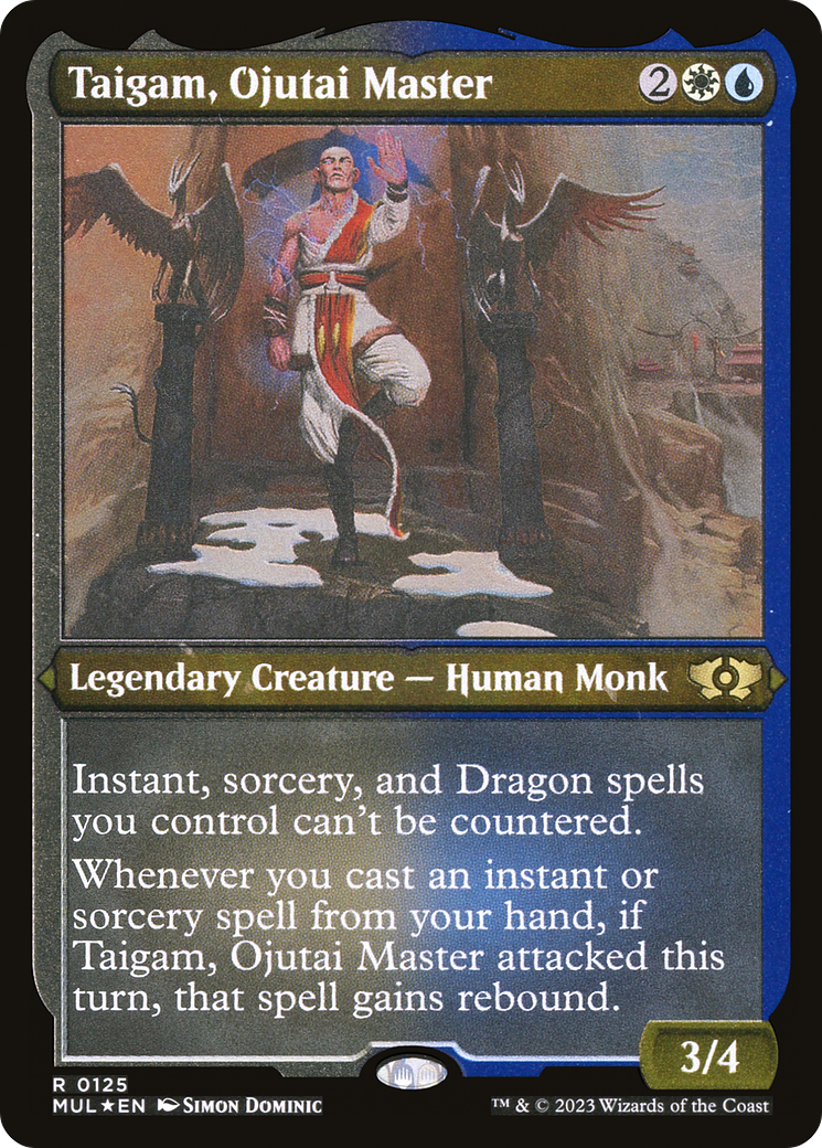 Taigam, Ojutai Master (Foil Etched) [Multiverse Legends] | Jomio and Rueliete's Cards and Comics