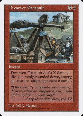 Dwarven Catapult [Fifth Edition] | Jomio and Rueliete's Cards and Comics
