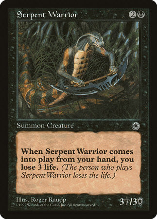 Serpent Warrior [Portal] | Jomio and Rueliete's Cards and Comics