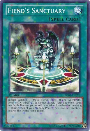 Fiend's Sanctuary [BP01-EN076] Starfoil Rare | Jomio and Rueliete's Cards and Comics