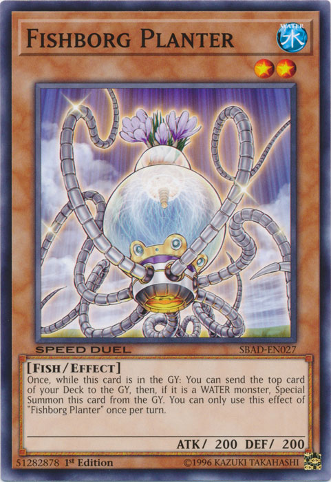 Fishborg Planter [SBAD-EN027] Common | Jomio and Rueliete's Cards and Comics
