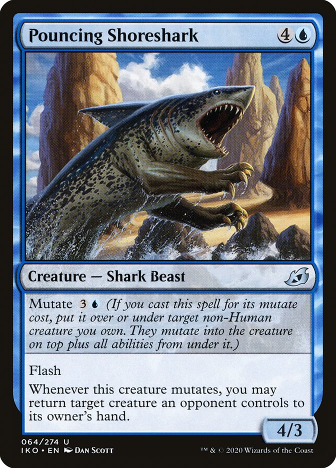 Pouncing Shoreshark [Ikoria: Lair of Behemoths] | Jomio and Rueliete's Cards and Comics