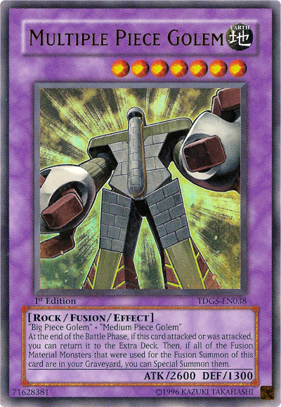 Multiple Piece Golem [TDGS-EN038] Ultra Rare | Jomio and Rueliete's Cards and Comics
