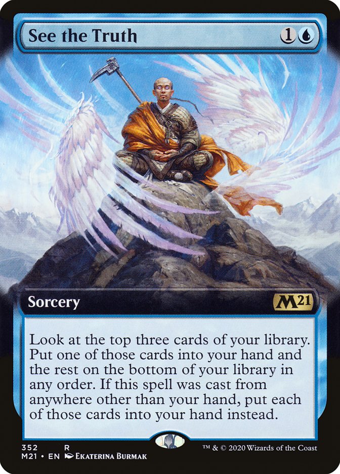See the Truth (Extended Art) [Core Set 2021] | Jomio and Rueliete's Cards and Comics