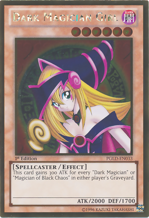 Dark Magician Girl [PGLD-EN033] Gold Rare | Jomio and Rueliete's Cards and Comics