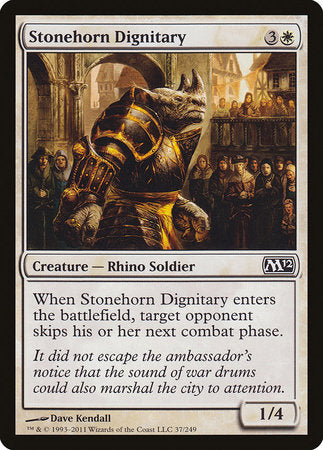 Stonehorn Dignitary [Magic 2012] | Jomio and Rueliete's Cards and Comics