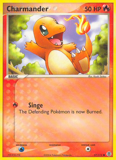 Charmander (57/112) [EX: FireRed & LeafGreen] | Jomio and Rueliete's Cards and Comics