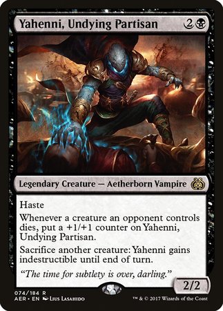 Yahenni, Undying Partisan [Aether Revolt] | Jomio and Rueliete's Cards and Comics