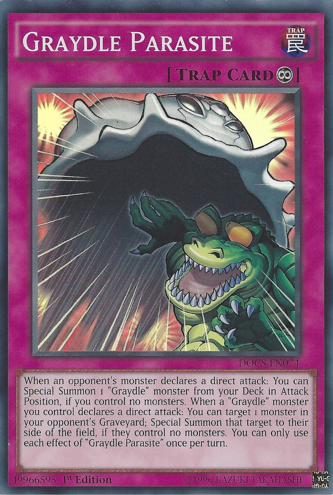 Graydle Parasite [DOCS-EN074] Super Rare | Jomio and Rueliete's Cards and Comics